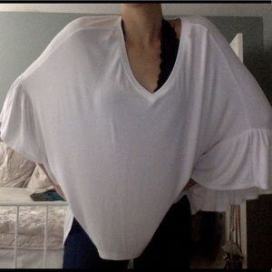 Anthropologie White Tee